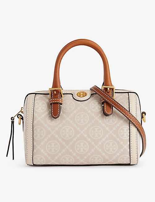 Tory Burch T Monogram Petite Barrel Bag with Box