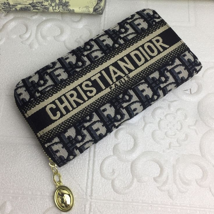 Dior Oblique Zipped Long Wallet