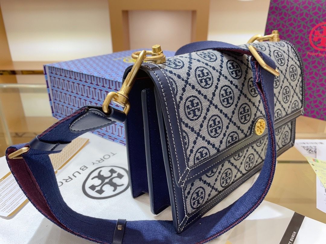 Tory Burch T Monogram Jacquard Shoulder Bag