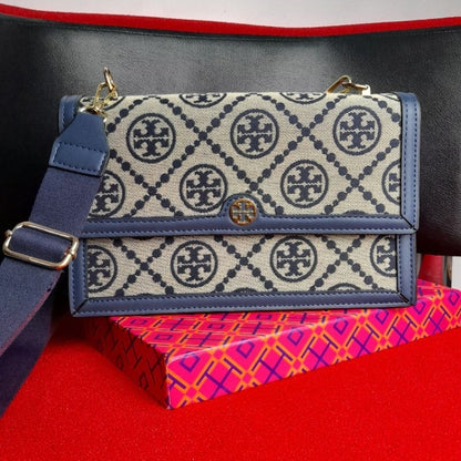 Tory Burch T Monogram Jacquard Shoulder Bag