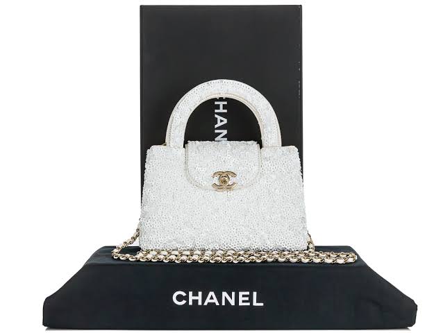 Chanel Mini Nano Kelly Sequin Bag