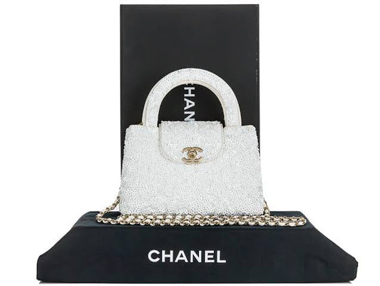 Chanel Mini Nano Kelly Sequin Bag