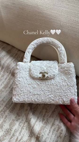 Chanel Mini Nano Kelly Sequin Bag