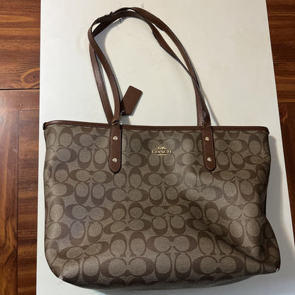 COACH Signature City Tote Bag with Box